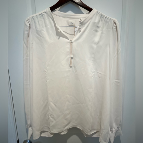 NWT Aritizia Wilfred Ava blouse in light birch - 2XL - Picture 1 of 5